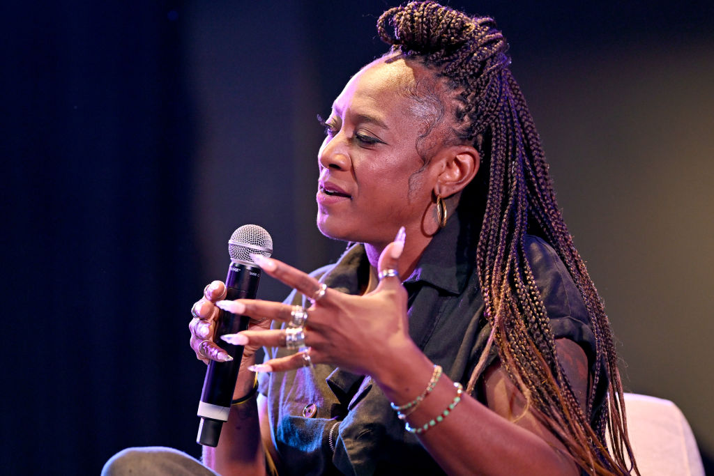 Comedian Sarah Jones Performs Her New Work-In-Progress Show Presented In Partnership With Caring Across Generations, The Cost Of Not Caring, In Atlanta At Center Stage