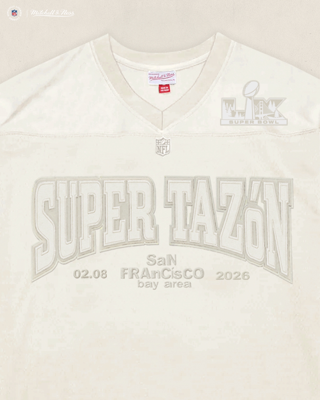 Bad Bunny x Mitchell & Ness "Super Tazón LX" Super Bowl Halftime Show Jersey