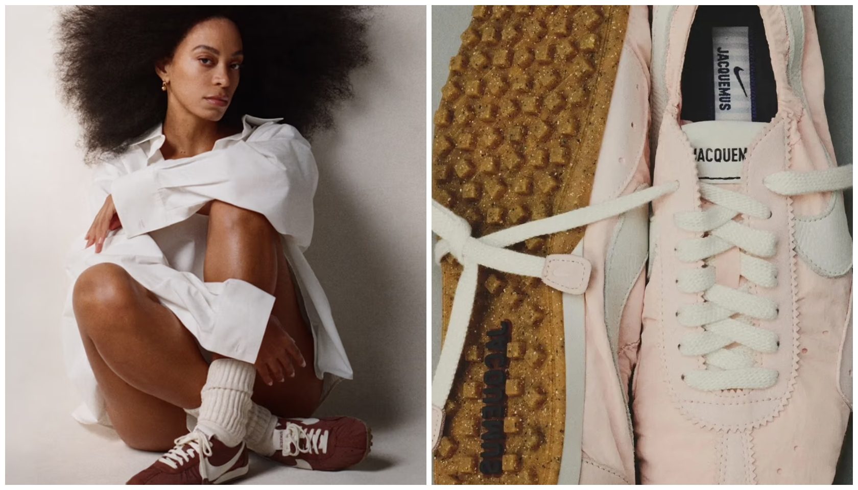 Solange For Jacquemus x Nike Moon Shoe Campaign Solange For Jacquemus x Nike Moon Shoe Campaign