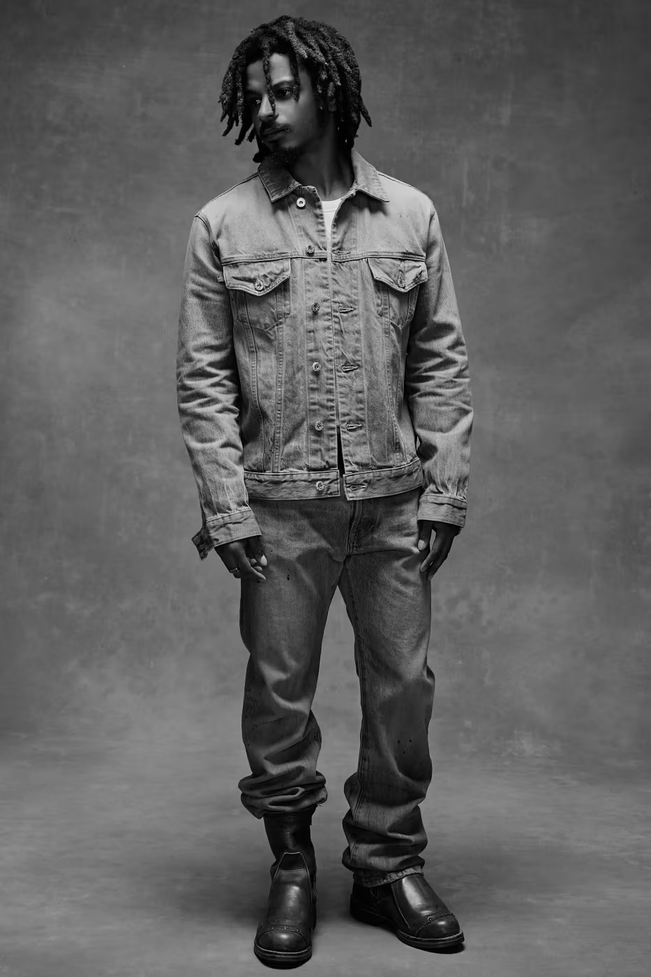 Ms. Lauryn Hill And Her Children Model DENIM TEARS DENIM SS26 Campaign