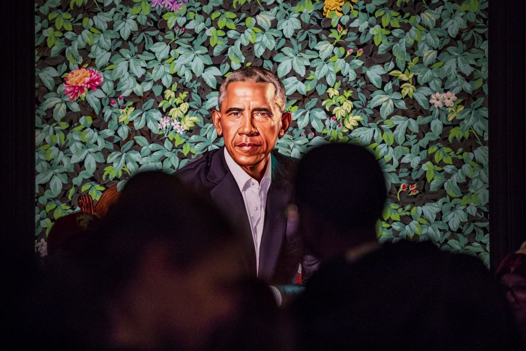 Barack and Michelle Obama Portraits at the National Portrait Gallery