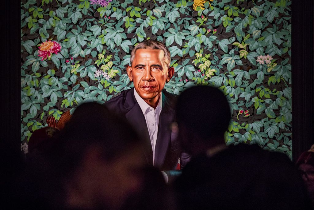 Barack and Michelle Obama Portraits at the National Portrait Gallery